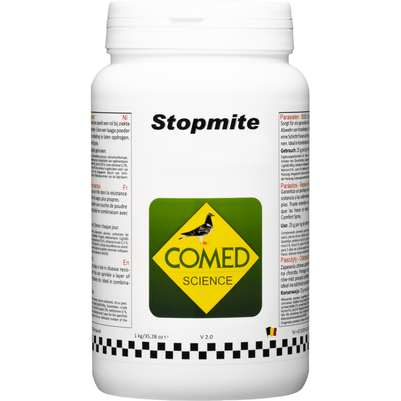 Stopmite, contre les poux rouges chez les pigeons 1kg  - Comed