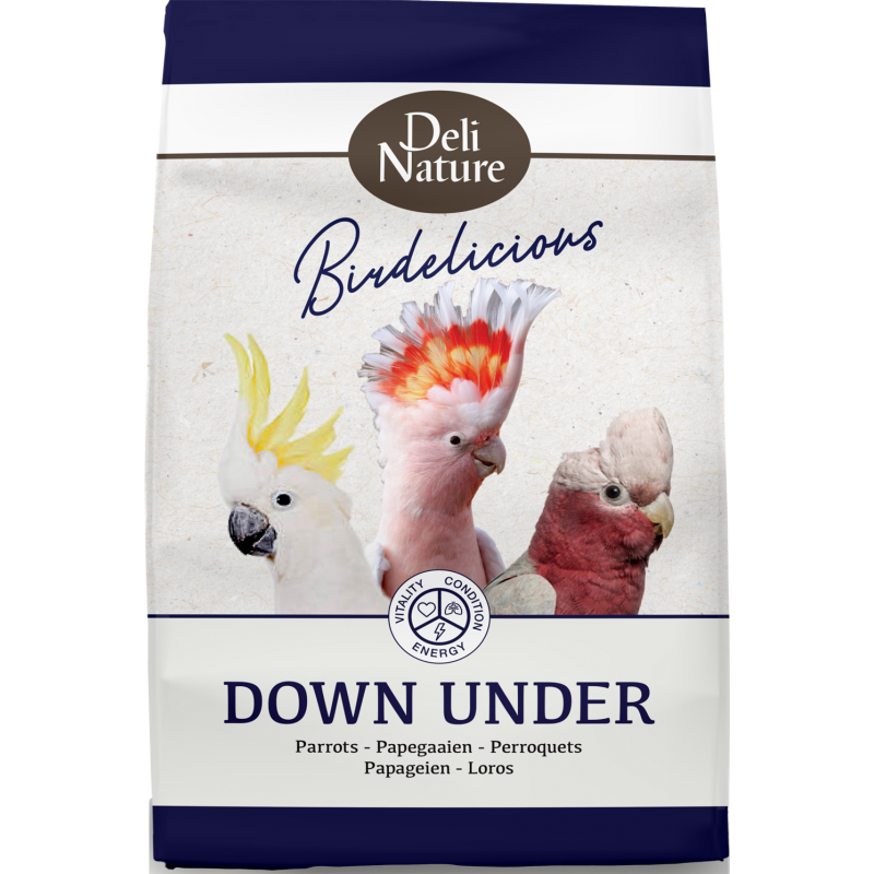 Birdelicious Amazonas Perroquets Down Under 2kg - Deli Nature