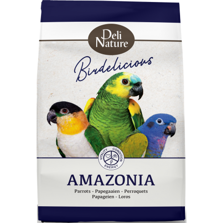 Birdelicious Amazonas Perroquets Amazonia 2kg - Deli Nature à 13,15 € - Deli Nature - 028530 - Perroquets