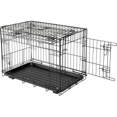 Cage métallique avec porte coulissante Noir S 62x44x50cm 80/0012 Jack and Vanilla 79,20 € Ornibird