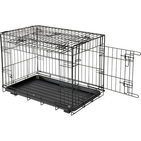Cage métallique avec porte coulissante Noir S 62x44x50cm 80/0012 Jack and Vanilla 79,20 € Ornibird