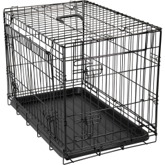 Cage métallique avec porte coulissante Noir S 62x44x50cm - Jack and Vanilla à 79,20 € - Jack and Vanilla - 80/0012 - Cages de...