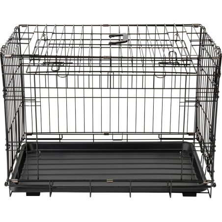 Cage métallique avec porte coulissante Noir M 76x48x54cm 80/0013 Jack and Vanilla 99,00 € Ornibird