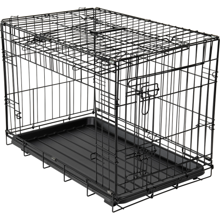 Cage métallique avec porte coulissante Noir XXL 123x77x83cm - Jack and Vanilla 80/0016 Jack and Vanilla 200,00 € Ornibird