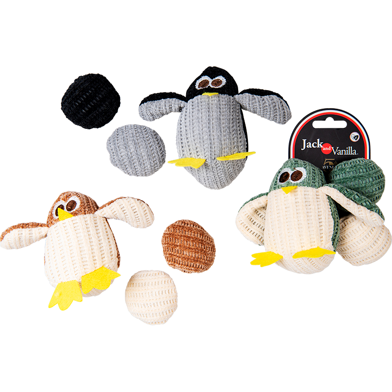 Pinguin avec balles Purrl 3pcs 6,5cm - Jack and Vanilla