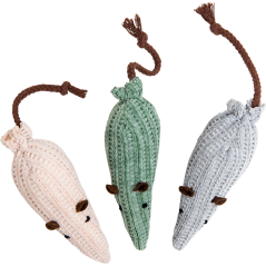 Souris Purrl Rose, gris ou vert 13,5cm - Jack and Vanilla 49/1112 Jack and Vanilla 1,90 € Ornibird