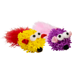 Souris Cat Toys jaune et mauve 2pcs 6cm - Jack and Vanilla 49/1086 Jack and Vanilla 4,85 € Ornibird