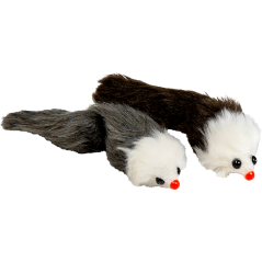 Souris Cat Toys Gris et blanc 2pcs 16cm - Jack and Vanilla 49/1091 Jack and Vanilla 4,80 € Ornibird