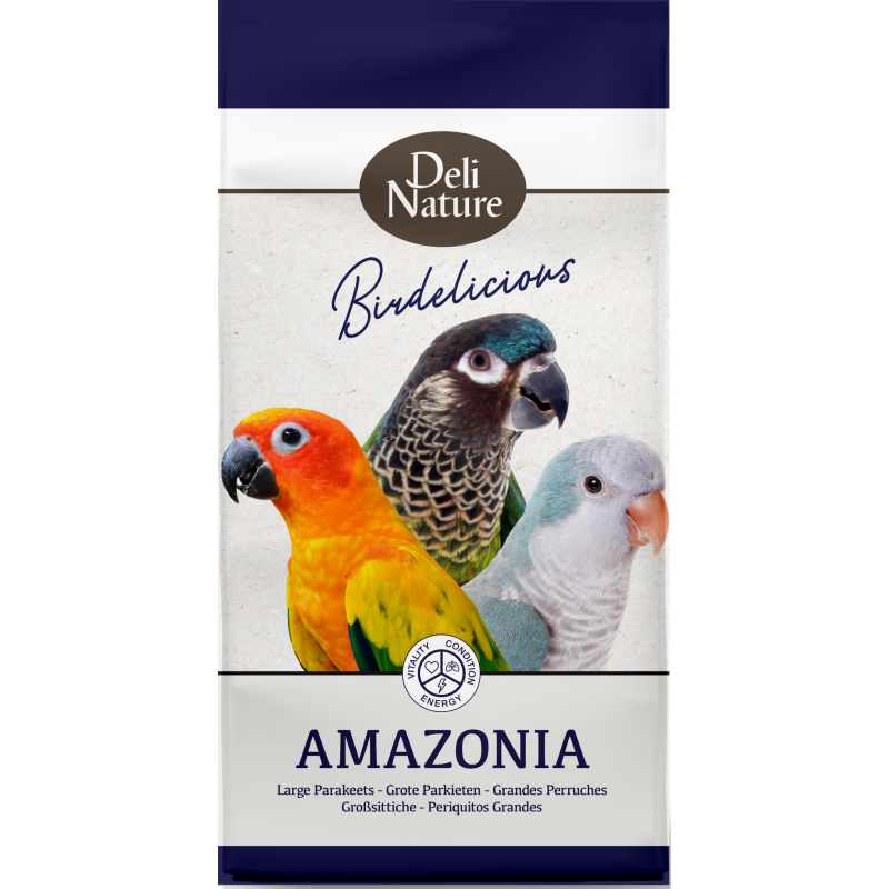 Birdelicious Grandes Perruches Amazonia 800gr - Deli Nature