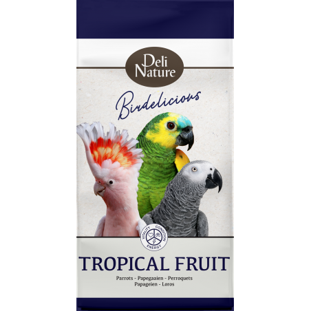 Birdelicious Tropical Fruit 750gr - Deli Nature à 7,20 € - Deli Nature - 028518 - Perroquets