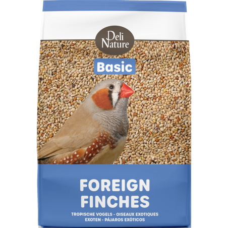 Basic Oiseaux Exotiques 4kg - Deli Nature à 8,25 € - Deli Nature - 067006 - Exotiques