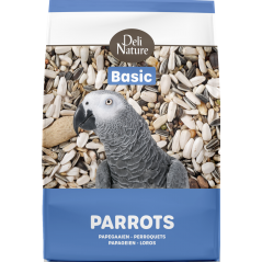 Basic Perroquets 3kg - Deli Nature à 9,55 € - Deli Nature - 067009 - Perroquets