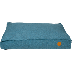 Lit de chien Hampton Petrol M 80x60x15cm - Jack and Vanilla à 90,95 € - Jack and Vanilla - HAMDB5530 - Coussins rectangulaires