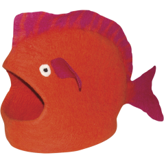 Abri Poisson Orange Dharma Karma 54x28x20cm - Pet Solutions à 99,00 € - Pet Solutions - DDKC105.-06 - Paniers