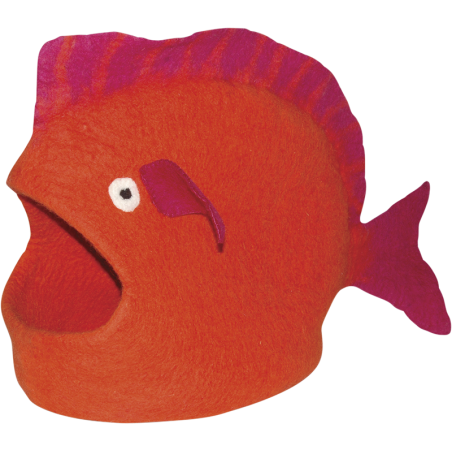 Abri Poisson Orange Dharma Karma 54x28x20cm - Pet Solutions à 99,00 € - Pet Solutions - DDKC105.-06 - Paniers