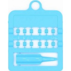 Bagues fendues E-Z par 10 pièces - Taille: 5 mm - Couleur: Bleu Ciel à 2,00 € - Rings 4 Wings - 850SR5-Light Blue - 5 mm