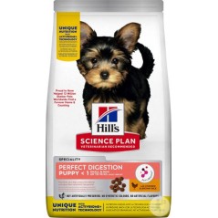 Science Plan Perfect Digestion Puppy Small & Mini Poulet et riz complet 1,5kg - Hill's à 20,75 € - Hill's - 607236 - Hill's