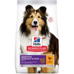 Science Plan Sensitive Stomach & Skin Medium & Large Poulet 12kg - Hill's à 84,25 € - Hill's - 604301 - Hill's