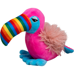 Toucan Rose 17cm - Animal Boulevard à 9,95 € - Animal Boulevard - AB50008 - Jouets en peluche