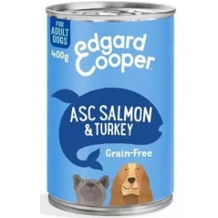 Boîte ASC Saumon et Dinde 400gr - Edgard & Cooper à 3,90 € - Edgard & Cooper - 43323 - Edgard & Cooper