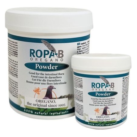 Ropa-B powder 10% (poudre d'origan) 500gr - Ropa-B à 30,65 € - Ropa-Vet - 95008 - Ropa-B pour pigeons