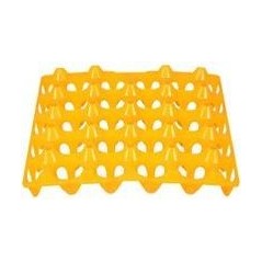 Alvéole en plastique jaune cap. 30 oeufs 30x30cm - River Systems à 2,00 € - River Systems - 1550-05 - Divers