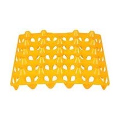 Alvéole en plastique jaune cap. 30 oeufs 30x30cm - River Systems à 2,00 € - River Systems - 1550-05 - Divers