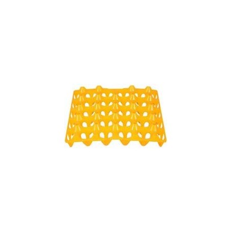 Alvéole en plastique jaune cap. 30 oeufs 30x30cm - River Systems à 2,00 € - River Systems - 1550-05 - Divers