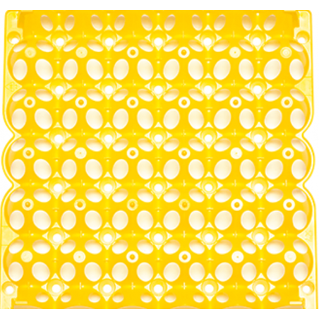 Alvéole en plastique jaune cap. 30 oeufs 30x30cm - River Systems