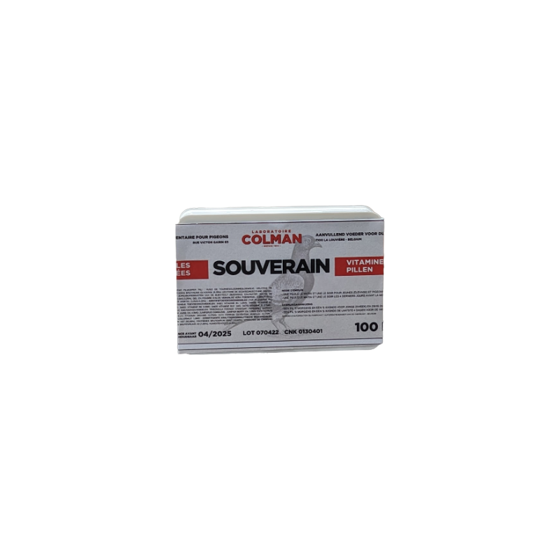 Souverain vitamine pills 100 caps - Laboratoire Colman