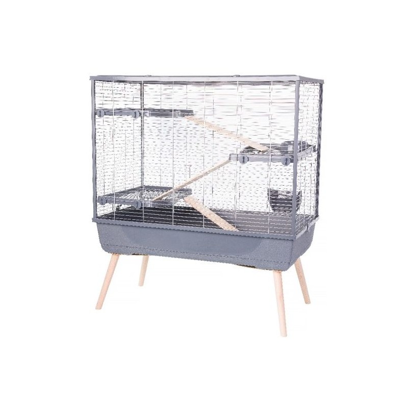 Cage NEOLIFE 100 RAB2 Gris - Zolux