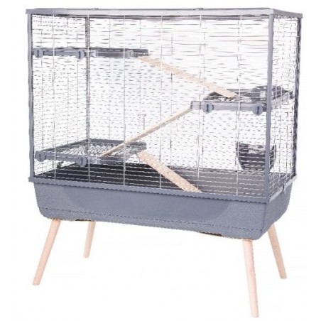 Cage NEOLIFE 100 RAB2 Gris - Zolux