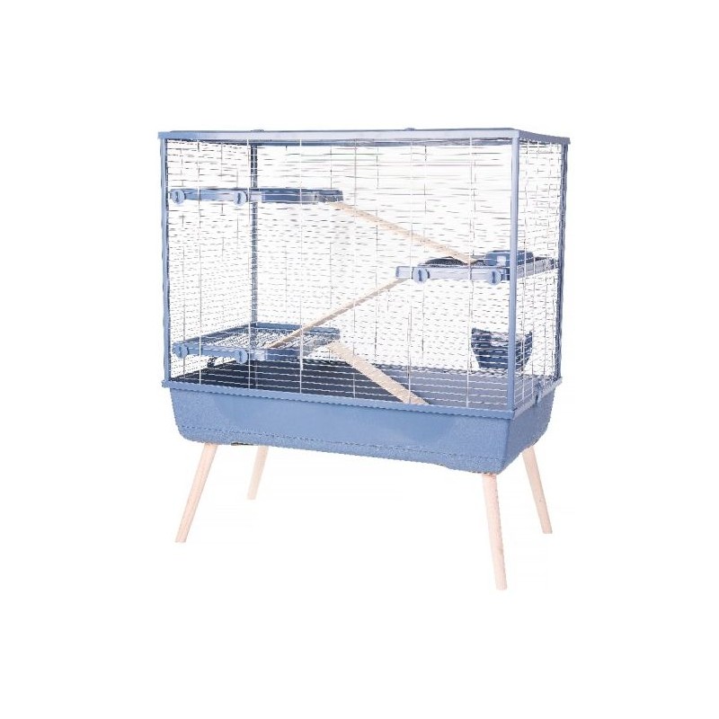 Cage NEOLIFE 100 RAB2 Bleu - Zolux