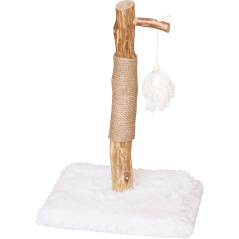 Cat Tree Alaska avec jouet peluche Blanc 40x40x64cm - Animal Boulevard à 79,95 € - Animal Boulevard - AB59101 - Arbre à chat ...