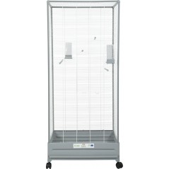 Volière Primo Camelia Blanc/Gris - Zolux à 116,95 € - Zolux - 104237 - Cages