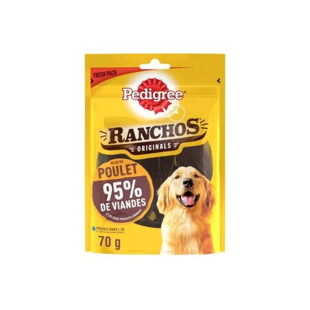 Ranchos poulet 70gr - Pedigree à 3,00 € - Pedigree - 373382 - Pedigree