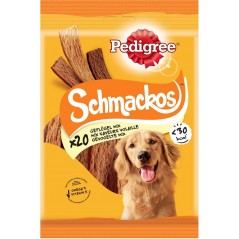 Schmackos volaille 20pc - Pedigree à 3,80 € - Pedigree - 408802 - Pedigree