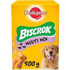 Biscrok Multi Mix 500gr - Pedigree à 3,60 € - Pedigree - 111473 - Pedigree