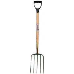 Fourche à fumier 5 dents avec manche en bois, poignée D à 43,95 € - Göbel Belgium - FL1205 - Outils & Accessoires