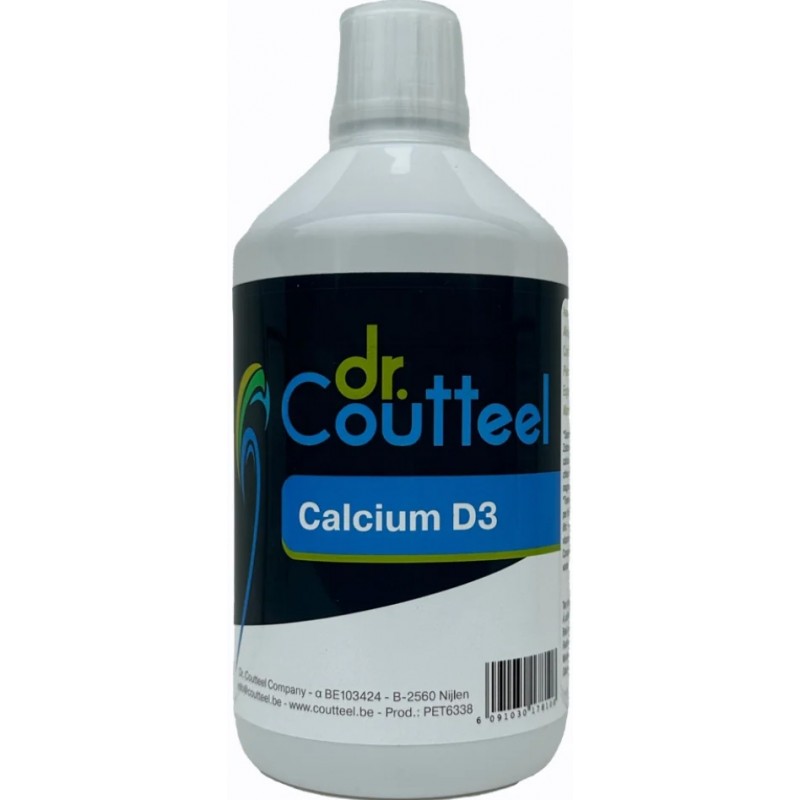 Calcium D3 500ml - Garantit un développement osseux solide - Dr.Coutteel