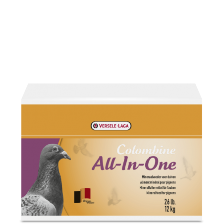 Colombine All-In-One Mélange de minéraux, vitamines et de grit 12kg à 29,75 € - Versele-Laga - 413333 - Complément Alimentaire