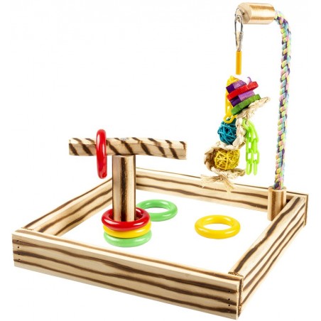 Terrain de jeu kiki multicolore 35x35x37,5cm - Duvo+ 11962 Duvo + 54,95 € Ornibird