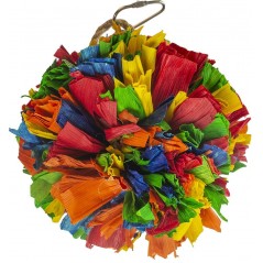 Pompon coloré de feuilles de maïs multicolore S/12,7x7,6x7,6cm - Duvo+ 13415 Duvo + 7,95 € Ornibird