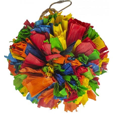 Pompon coloré de feuilles de maïs multicolore S/12,7x7,6x7,6cm - Duvo+ 13415 Duvo + 7,95 € Ornibird