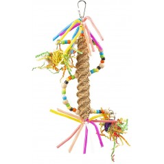 Pendentif spirale coloré en paille multicolore 25,5x12,7x3,3cm - Duvo+ 12705 Duvo + 12,95 € Ornibird