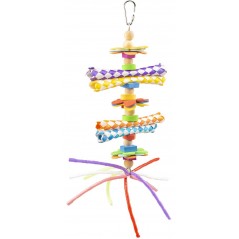 Pendentif coloré avec des jouets en plastique multicolore 29,2x17,8x6,4cm - Duvo+ à 11,95 € - Duvo + - 12707 - Jouets