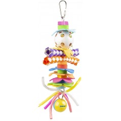 Pendentif coloré avec des jouets en plastique multicolore 22x14x5,5cm - Duvo+ à 10,95 € - Duvo + - 12708 - Jouets