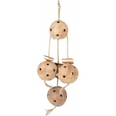 Coconut jungle grand pendentif avec sisal & carton brun 72,5x25x12cm - Duvo+ à 31,95 € - Duvo + - 12406 - Jouets