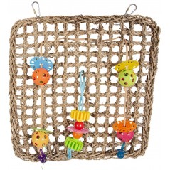 Filet d'escalade zostère avec des jouets colorés 41x37cm - Duvo+ 11585 Duvo + 23,95 € Ornibird