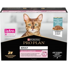 Adult Delicate Digestion - Tendres morceaux au poisson de l'océan en sauce 10x85gr - Pro Plan à 14,50 € - Purina - 12458129 -...